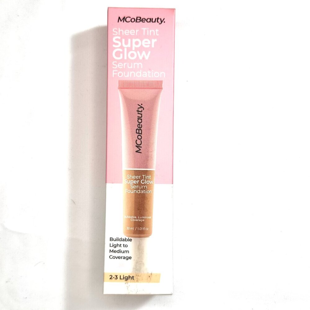MCoBeauty Sheer Tint Super Glow Serum Foundation - 2-3 Light - 30mL / 1.01 fl oz